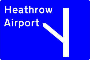 lhr heathrow sign